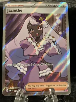 Pokemon Perfect Order JACINTHE Trainer 110/088 Full Art Ultra Rare Card MINT-NM - Image 2