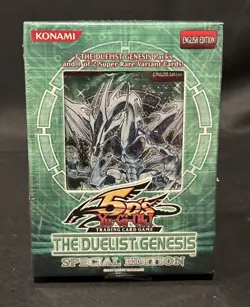 2008 Yugioh 5DS The Duelist Genesis Special Ed. 3xPacks+Variant Card F. Sealed - Image 1