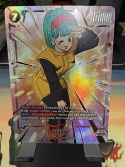 Bulma FS12-15 Super Combo Gold Foil Alternate Art Dragon Ball Super Card Game - Image 1