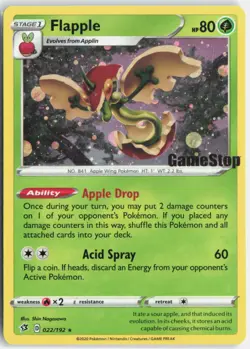 Flapple - (Gamestop Exclusive) Promo Miscellaneous Cards & Products 022/192 NM - Image 1
