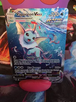 Vaporeon VMAX SWSH182 SWSH: Sword & Shield Promo Cards Holo - Image 1