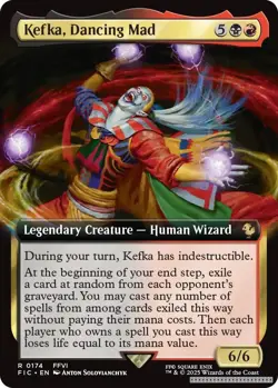 Kefka, Dancing Mad (Extended Art) [FIC - 174] - NM [Normal] TCG MTG - Image 1
