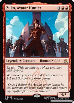 Zuko, Avatar Hunter (0246) [TLE - 246] - NM [Foil] TCG MTG - Image 1
