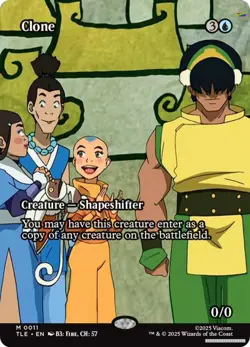 Clone (Borderless) [TLE - 11] - NM [Foil] TCG MTG - Image 1