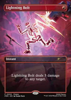 Lightning Bolt - MTG: TMNT Standard Showdown Promo - NM/M Never Played!! - Image 1
