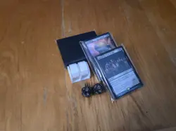 Unofficial Magic the Gathering Starter Deck Kit - Black Red Final Fantasy Theme - Image 1