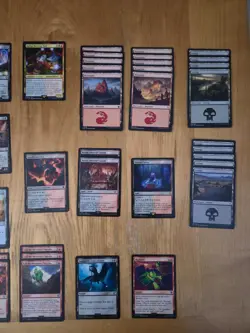 Unofficial Magic the Gathering Starter Deck Kit - Black Red Final Fantasy Theme - Image 5