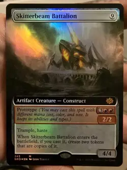 Skitterbeam Battalion Extended Art FOIL [The Brothers' War] Magic MTG - MINT - Image 1