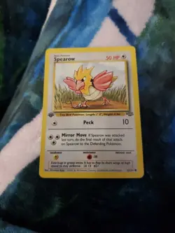 1999 Pokemon Card Spearow 1st Edition Card # 62/64 - Image 1