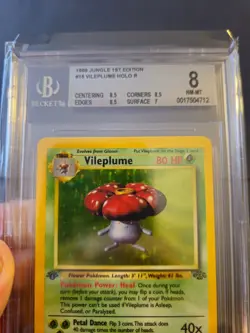 #15 Vileplume 1st Edition Holo Rare BGS 8 NM-MT Pokemon TCG 1999 Base Set - Image 5