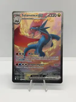Pokemon TCG Salamence ex 187/159 Special Illustration Rare Sv09 Holo - Image 1