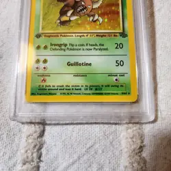 1999 Pokemon Jungle 1st Edition Pinsir - Holo PSA 7 NM #9 - Image 3