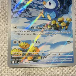 Pokemon TCG Piplup Phantasmal Flames Illustration Rare Holo 098/094 Basic 2025 - Image 3