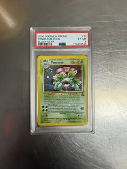 2000 Pokemon Black Star Promo Venusaur Holo. #13 Ex Mint, PSA 6 - Image 1