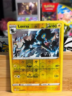 LUXRAY 033/072 Shining Fates R Reverse Holo Pokemon TCG NM - Image 1