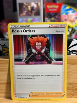 BOSS'S ORDERS 058/072 Shining Fates R Holo Pokemon TCG NM - Image 1