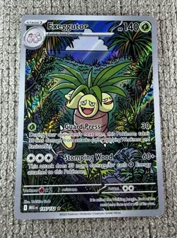 Pokemon Exeggutor 135/132 Me01: Mega Evolution Illustration Rare Holo 140HP - Image 1