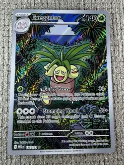 Pokemon Exeggutor 135/132 Me01: Mega Evolution Illustration Rare Holo 140HP - Image 2