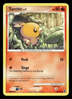Torchic 89/106 Common Great Encounters Pokemon LP - Image 1