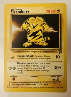 NM LOT of 2 Pokemon Electabuzz Base Set 2 24/130 + Neo Genesis 33/111 - Image 2