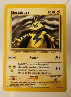 NM LOT of 2 Pokemon Electabuzz Base Set 2 24/130 + Neo Genesis 33/111 - Image 3