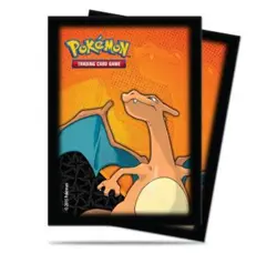 (65) Pokemon Ultra Pro Deck Protector Sleeves Charizard 66mmx91mm Standard size - Image 1