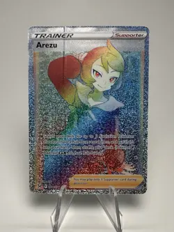 *FOIL ROLLER ERROR* Pokemon Arezu Full Art Secret Rare #204/196 Lost Origin - Image 1
