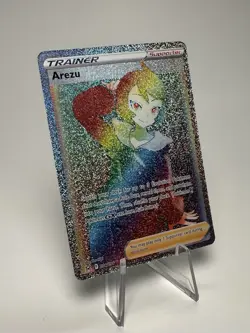 *FOIL ROLLER ERROR* Pokemon Arezu Full Art Secret Rare #204/196 Lost Origin - Image 3