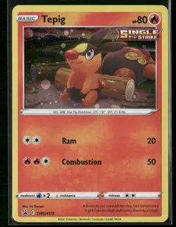 ✰ TEPIG SWSH172 HOLO PROMO SWORD & SHIELD PROMO POKEMON ✰ NM/M - Image 2