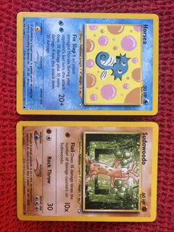 Horsea Sudwoodo Common Unlimited Neo Genesis 62/111 77/111 Pokemon Vintage - LP - Image 1