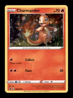 CHARMANDER SWSH092 HOLO P SWORD & SHIELD PROMO POKEMON NM/M - Image 1