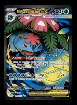 MEGA VENUSAUR EX 155/132 ULTRA RARE MEGA EVOLUTION POKEMON HOLO NM/M - Image 1