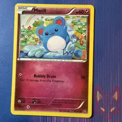 Steam Siege - LP - Marill 76/114 XY Pokemon English (US Seller) - Image 1