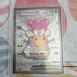 Pokemon Dedenne ex Full Art Tera Ultra Rare Holo 239/193 Paldea Evolved - Image 1