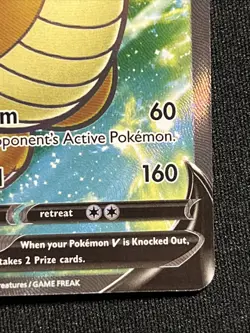 NM Pokemon GO Holo Dragonite V (Full Art) 076/078 NM/M - Image 3
