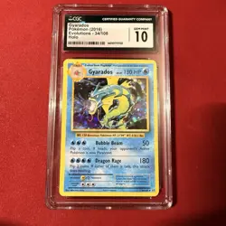 Pokemon Gyarados Holo 34/108 XY Evolutions - CGC 10 Gem Mint - Image 1