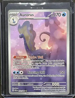Aurorus 92/88 Illustration Rare Pokemon Perfect Order ME03 NM Condition - Image 1
