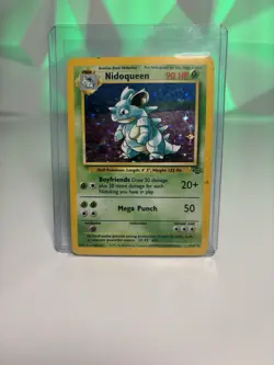 Pokemon Nidoqueen HOLO 7/64 1999 From Nintendo Jungle Set/MP - Image 1