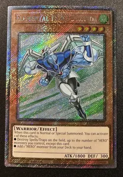 1x Yu-Gi-Oh! Elemental HERO Stratos - RA03-EN177 - Platinum Secret - 1st Ed - NM - Image 1