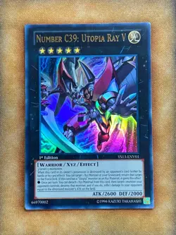 Yugioh Number C39: Utopia Ray V YS13-ENV01 Ultra Rare 1st Ed NM - Image 1