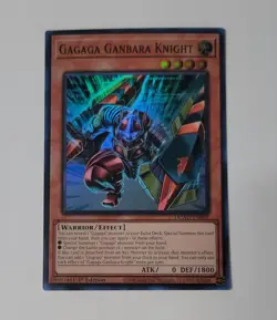 Yugioh! Gagaga Ganbara Knight - DUAD-EN002 - Super Rare - 1st Edition NM - Image 1