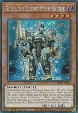Yugioh! LP Girsu, the Orcust Mekk-Knight - ETCO-EN024 - Secret Rare - 1st Editio - Image 1