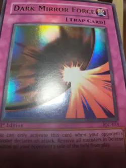LP YuGiOh Dark Mirror Force IOC-054 1st Edition Ultra Rare - Image 2