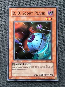 Yugioh D. D. Scout Plane 1st Edition Super Rare IOC-012 NM - Image 1
