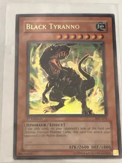 Yu-Gi-Oh! Black Tyranno IOC-075 Ultra Rare 1st Edition LP - Image 1
