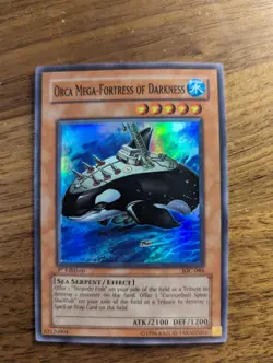 Yu-Gi-Oh! Orca Mega-Fortress of Darkness IOC-084 1st Edition Super Rare LP - Image 1