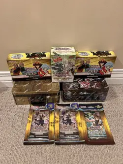 Lot Of YuGiOh Sealed Items: Boosters, Decks, Tins. (lot #1) - Image 1