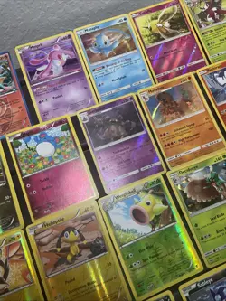 (30) Pokemon Cards Lot WOTC Vtg Holo STAMPED REVERSE Reshiram Volcarona Mesprit - Image 5