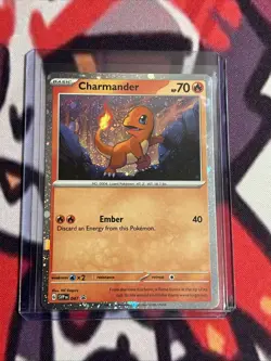 Charmander - 047 (Cosmos Holo) 047 Swirl!! Sv: Scarlet & Violet Promo Cards Holo - Image 1