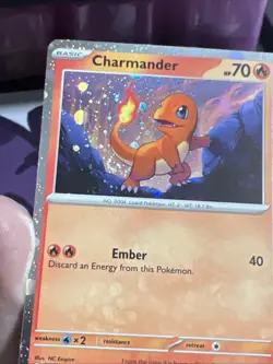 Charmander - 047 (Cosmos Holo) 047 Swirl!! Sv: Scarlet & Violet Promo Cards Holo - Image 3